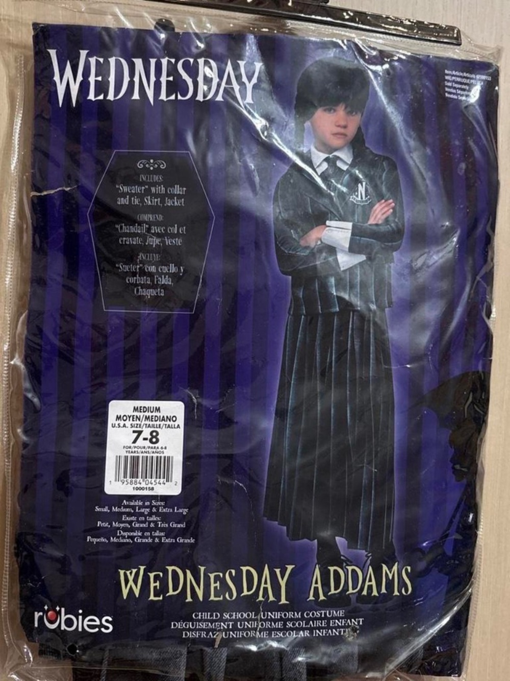 Wednesday Addams Halloween costume